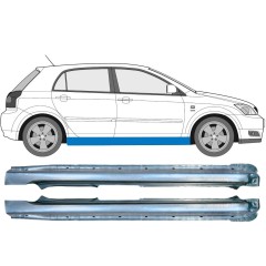 Umbral completo para Toyota Corolla E12 2001-2007 / Izquierda+Derecha / Conjunto 9486