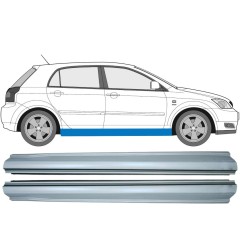 Panel de reparación del umbral para Toyota Corolla E12 2001-2007 / Izquierda+Derecha / Conjunto 9485