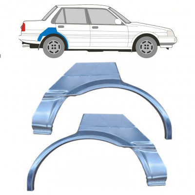 Panel de reparación guardabarros trasero para Toyota Corolla 1983-1988 / Izquierda+Derecha / Conjunto 9884