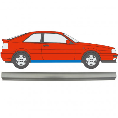 Panel de reparación del umbral para VW Corrado 1987-1995 / Izquierda = Derecha (simétrico) 7133