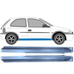 Umbral completo para Opel Corsa B 1993-2001 / Izquierda+Derecha / Conjunto 9673