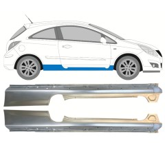 Umbral completo para Opel Corsa D 2006-2015 / Izquierda+Derecha / HATCHBACK / Conjunto 14574