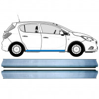 Panel de reparación del umbral para Opel Corsa E 2014-2019 / Izquierda+Derecha / Conjunto 12883