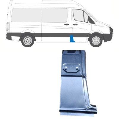 Panel de reparación pilar para Volkswagen Crafter 2005-2017 / Derecho 13750