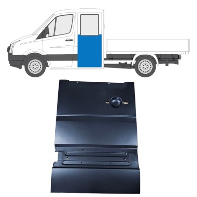 Panel de reparación puerta trasera para Volkswagen Crafter 2005-2017 / Izquierda 14238