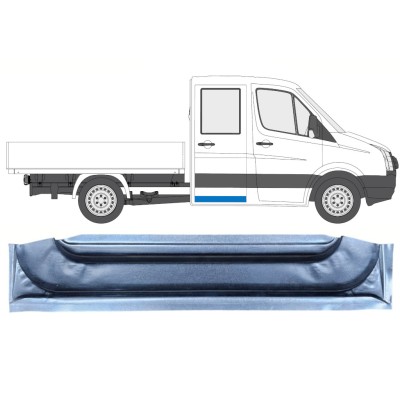 Panel de reparación puerta trasera interna para Volkswagen Crafter 2005-2017 / Izquierda = Derecha (simétrico) 13747