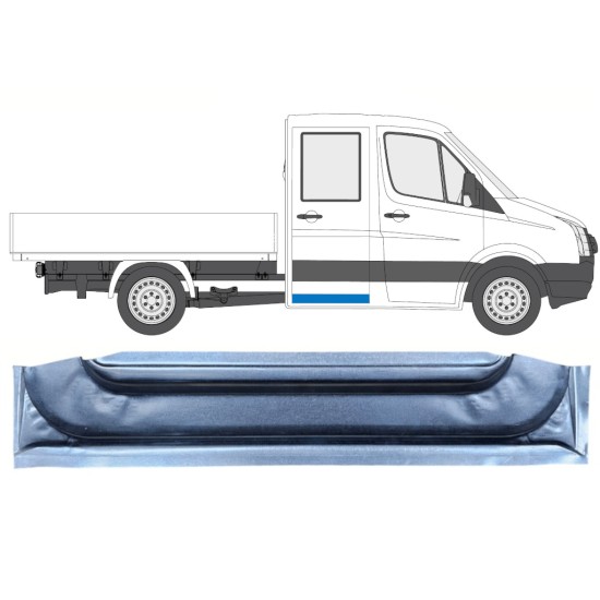 Panel de reparación puerta trasera interna para Volkswagen Crafter 2005-2017 / Izquierda = Derecha (simétrico) 13747