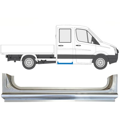 Panel de reparación del umbral trasero para Volkswagen Crafter 2005-2017 / Derecho 15518