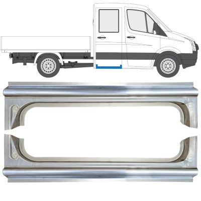 Panel de reparación del umbral trasero para Volkswagen Crafter 2005-2017 / Izquierda+Derecha / Conjunto 15520