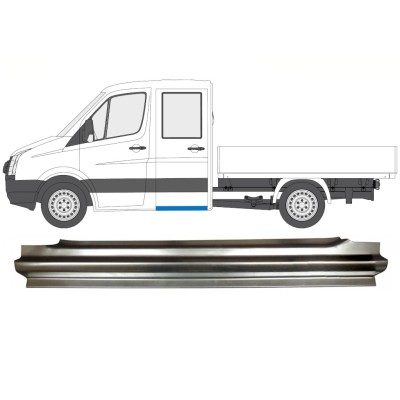 Panel de reparación del umbral trasero para Volkswagen Crafter 2005-2017 / Izquierda 15515