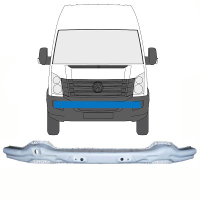 Refuerzo paragolpes delantero para Volkswagen Crafter 2005-2017 13861