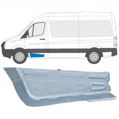 Panel de reparación escalón delantero para Volkswagen Crafter 2005-2017 / Izquierda 14103