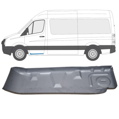 Panel de reparación del peldaño para Volkswagen Crafter 2005-2017 / Izquierda 15543