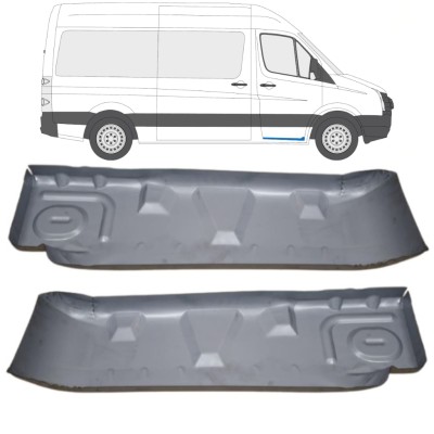 Panel de reparación del peldaño para Volkswagen Crafter 2005-2017 / Izquierda+Derecha / Conjunto 15544