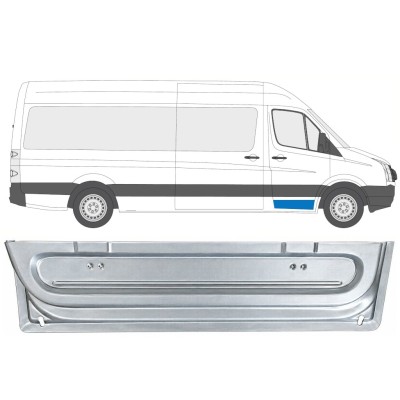 Panel de reparación puerta delantera interior para Volkswagen Crafter 2005-2017 / Derecho 17056