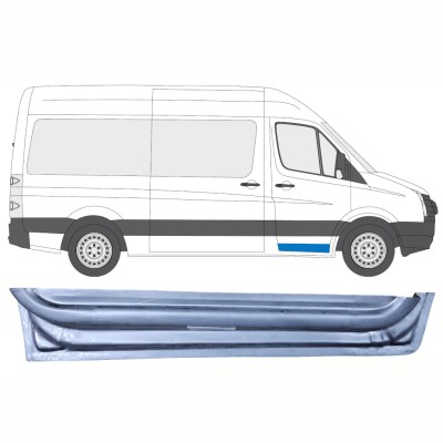 Panel de reparación puerta delantera interior para Volkswagen Crafter 2005-2017 / Derecho 17056