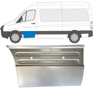 Panel de reparación puerta delantera para Volkswagen Crafter 2005-2017 / Izquierda 15495