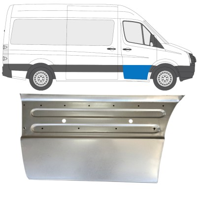 Panel de reparación puerta delantera para Volkswagen Crafter 2005-2017 / Derecho 15494