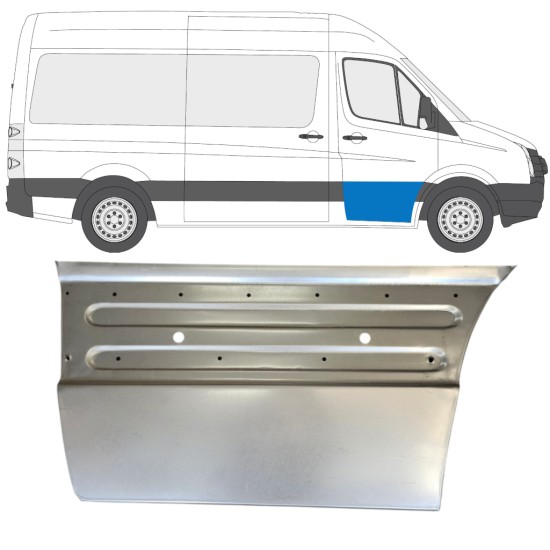 Panel de reparación puerta delantera para Volkswagen Crafter 2005-2017 / Derecho 15494