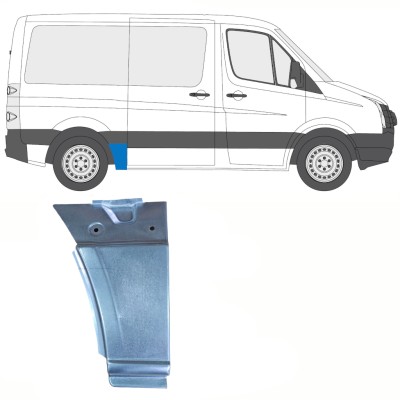 Panel de reparación guardabarros trasero para Volkswagen Crafter 2005-2017 / Derecho 13939