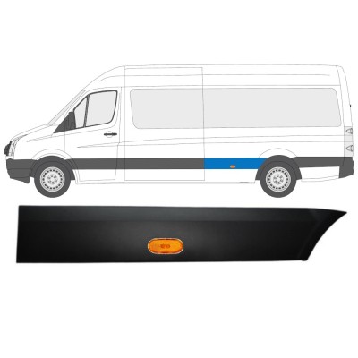 Moldura lateral guardabarros trasero con lámpara para Volkswagen Crafter 2005-2017 / Izquierda / Conjunto 13994