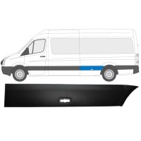 Moldura lateral guardabarros trasero para Volkswagen Crafter 2005-2017 / Izquierda 13827