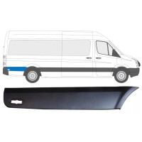 Moldura lateral guardabarros trasero detrás de la rueda para Volkswagen Crafter 2005-2017 / Derecho 13828