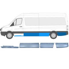 Panel de reparación conjunto para Volkswagen Crafter 2005-2017 / Izquierda / 14505