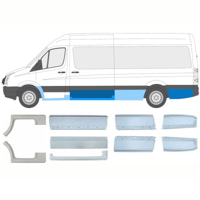 Panel de reparación conjunto para Volkswagen Crafter 2005-2017 / Izquierda+Derecha / 14492