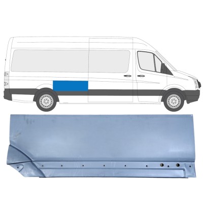 Panel de reparación guardabarros trasero para Volkswagen Crafter 2005-2017 / Derecho 15521