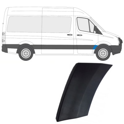 Moldura lateral guardabarros delantero para Volkswagen Crafter 2005-2017 / Derecho 13986
