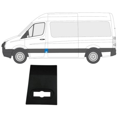 Moldura lateral delantera para Volkswagen Crafter 2005-2017 / Izquierda 13688