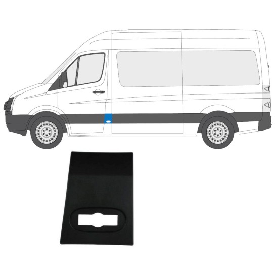 Moldura lateral delantera para Volkswagen Crafter 2005-2017 / Izquierda 13688