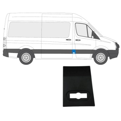 Moldura lateral delantera para Volkswagen Crafter 2005-2017 / Derecho 13689