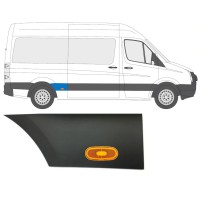 Moldura lateral guardabarros trasero con lámpara para Volkswagen Crafter 2005-2017 / Derecho / Conjunto 14088
