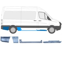 Panel de reparación conjunto para Volkswagen Crafter 2005-2017 / Derecho / 14502