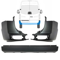 Parachoques trasero para Volkswagen Crafter 2005-2017 / Conjunto 15554
