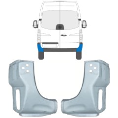 Panel de reparación esquina trasera para Volkswagen Crafter 2005-2017 / Izquierda+Derecha / Conjunto 15507