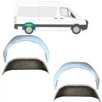 Panel de reparación guardabarros trasero interno para Volkswagen Crafter 2005-2017 / Conjunto 14498