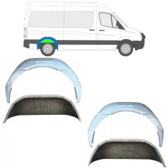 Panel de reparación guardabarros trasero interno para Volkswagen Crafter 2005-2017 / Conjunto 14498