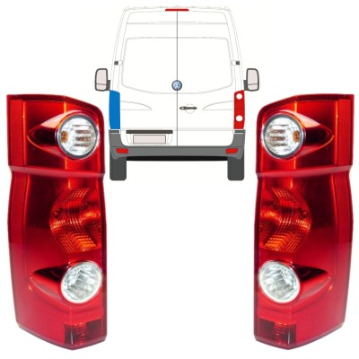 Lámpara trasera para Volkswagen Crafter 2005-2017 / Izquierda+Derecha / Conjunto 15574