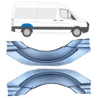 Panel de reparación guardabarros trasero para Volkswagen Crafter 2005-2017 / Izquierda+Derecha / Conjunto 16159
