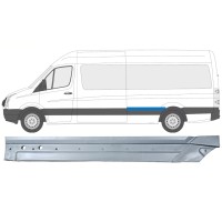 Panel de reparación guardabarros trasero para Volkswagen Crafter 2005-2017 / Izquierda 14334