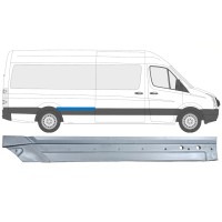 Panel de reparación guardabarros trasero para Volkswagen Crafter 2005-2017 / Derecho 14332