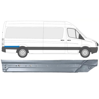 Panel de reparación guardabarros trasero para Volkswagen Crafter 2005-2017 / Derecho 14331