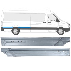Panel de reparación guardabarros trasero para Volkswagen Crafter 2005-2017 / Derecho / Conjunto 14499