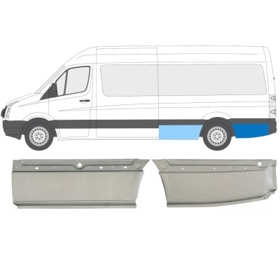 Panel de reparación guardabarros trasero para Volkswagen Crafter 2005-2017 / Izquierda / Conjunto 14127