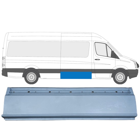 Panel de reparación lateral para Volkswagen Crafter 2005-2017 / Derecho 13959