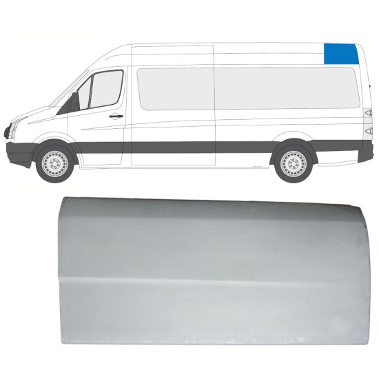 Panel de reparación del techo para Volkswagen Crafter 2005-2017 / Izquierda 13841