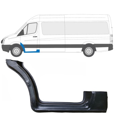 Panel de reparación del umbral puerta delantera para Volkswagen Crafter 2005-2017 / Izquierda 13449